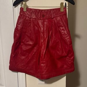 SIENA New York leather shorts